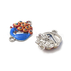 Alloy Royal Blue Enamel Connector Charms&nbsp;FIND-U033-02P