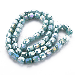 Opaque Baking Paint Glass Beads Strands&nbsp;EGLA-N006-008-B05