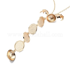 Alloy Pendant Necklaces&nbsp;NJEW-H031-01A-G