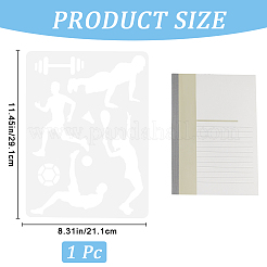 Plastic Drawing Painting Stencils Templates&nbsp;DIY-WH20012-07C