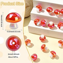 50Pcs Opaque Acrylic Beads&nbsp;OACR-CJ0002-59