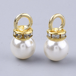 High Luster ABS Plastic Imitation Pearl Pendants&nbsp;RB-T011-01A-G