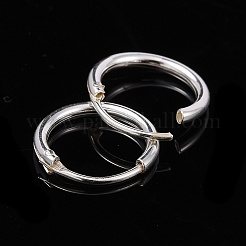Sterling Silver Hoop Earring Findings&nbsp;X-STER-E062-05A-S