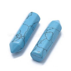 Synthetic Turquoise Pointed Beads&nbsp;G-G795-02-03A