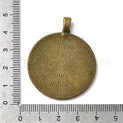 Vintage Tibetan Style Alloy Pendant Cabochon Settings&nbsp;TIBEP-M018-146AB-NF