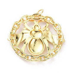 Brass Pendants&nbsp;KK-D004-22G
