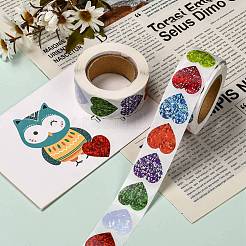 Heart Shaped Stickers Roll&nbsp;X-DIY-K027-A16
