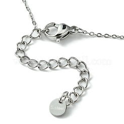 Shell Pearl Beads Pendant Necklace&nbsp;AJEW-Z025-04P