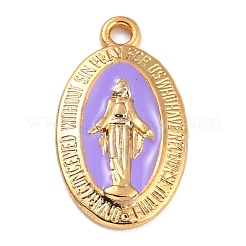 Golden Alloy Enamel Pendants&nbsp;KK-P197-16G