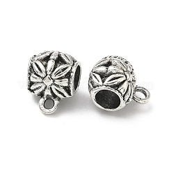 Tibetan Style Alloy Tube Bails&nbsp;PALLOY-S079-063AS