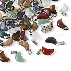 48Pcs 12 Styles Natural Gemstone Pendants&nbsp;G-FW0001-30