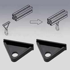 36 Bags Alloy Carabiner with Triangle Nylon Hook&nbsp;FIND-DL0001-22