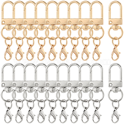 40Pcs 2 Colors Zinc Alloy Swivel Clasps&nbsp;FIND-SP0004-27