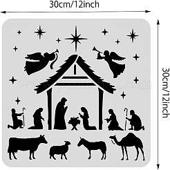 Large Plastic Reusable Drawing Painting Stencils Templates&nbsp;DIY-WH0172-769