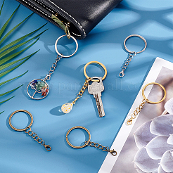 15Pcs 3 Colors Iron Split Key Rings&nbsp;KEYC-PH01509