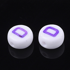 Initial Acrylic Beads&nbsp;X-OACR-E001-20D