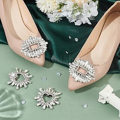 4Pcs 2 Styles Alloy Shoe Decorations&nbsp;AJEW-FG0004-38