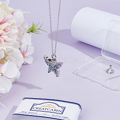 Stainless Steel Urn Ashes Necklace&nbsp;NJEW-CN0001-05A