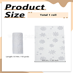 1 Roll Polyester Organza Ribbons for Sewing Christmas Decoration&nbsp;WINT-LP0001-01