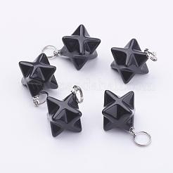 Natural & Synthetic Mixed Stone Pendants&nbsp;G-E398-02A