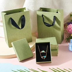 3Pcs Rectangle Paper Jewelry Display Cases&nbsp;CON-TA0001-39C-01