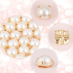 Sew on Acrylic Imitation Pearl&nbsp;SACR-GF0001-03A