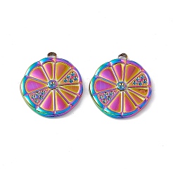 Ion Plating(IP) 304 Stainless Steel Pendant Rhinestone Settings&nbsp;STAS-K242-15M