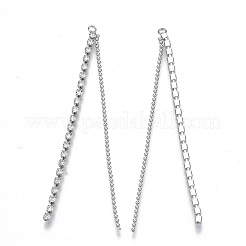 Brass Rhinestone Cup Chain Big Pendants&nbsp;X-KK-R129-06P