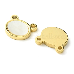 Ion Plating(IP) 304 Stainless Steel Pave Shell Bear Charms&nbsp;FIND-Z028-14G