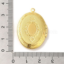 Rack Plating Brass Locket Pendants&nbsp;KK-K277-05G