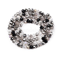 Electroplate Glass Beads Strands&nbsp;GLAA-T023-B16-01