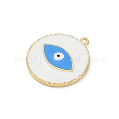 Brass Enamel Pendants&nbsp;KK-M322-04G