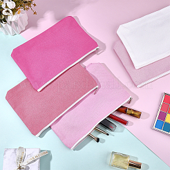5Pcs 5 Colors Cloth Zipper Jewelry Bag Gift Pouches&nbsp;ABAG-WH0077-11B