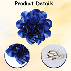 1Pc Polyester Brooches&nbsp;JEWB-CN0001-07F