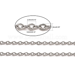 Tarnish Resistant 304 Stainless Steel Cable Chains&nbsp;CHS-R008-15
