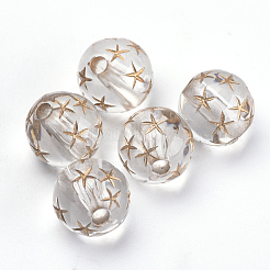 Plating Acrylic Beads&nbsp;OACR-S016-66