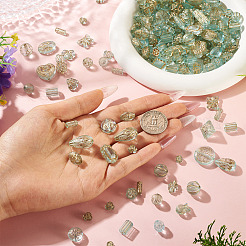100G Transparent Acrylic Beads&nbsp;OACR-BT0001-07B