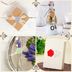 80Pcs 4 Colors Tree of Life Adhesive Wax Seal Stickers&nbsp;DIY-CP0010-19
