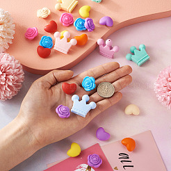 50Pcs 15 Style Food Grade Eco-Friendly Silicone Focal Beads&nbsp;SIL-TA0001-10