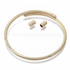 Alloy Cuff Bangles Making&nbsp;PALLOY-N158-035LG