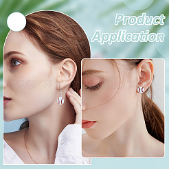 6 Pairs 2 Styles Alloy Baseball Stud Earring & Dangle Earring Sets&nbsp;EJEW-ME0001-18