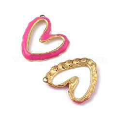 304 Stainless Steel Enamel Pendants&nbsp;STAS-P380-08G-03