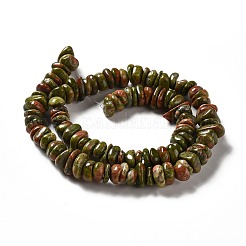 Natural Unakite Beads Strands&nbsp;G-G841-B13
