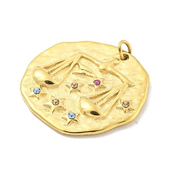 Real 18K Gold Plated PVD Vacuum Plating 304 Stainless Steel Pendants&nbsp;STAS-L278-003G-07