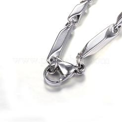Non-Tarnish 201 Stainless Steel Link Chain Necklaces&nbsp;STAS-F028-07