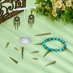 80Pcs 4 Styles Tibetan Style Alloy Pendants&nbsp;FIND-SC0023-55AB