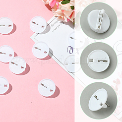 80Pcs Plastic Brooch Base Settings&nbsp;KY-SC0002-39A