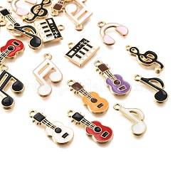 22Pcs 11 Styles Alloy Enamel Pendants&nbsp;ENAM-FP0001-78