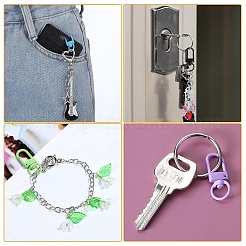 22Pcs Zinc Alloy Baking Paint Swivel Snap Hook Clasps&nbsp;FIND-YW0010-50