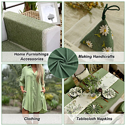 Linen Cotton Fabric&nbsp;DIY-WH0580-56B